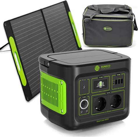 SOLARCUBE Centrale Elettrica Portatile SC600 LiFePO4 Batteria 320 Wh