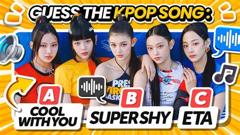 Guess The Kpop Song In Seconds Multiple Choice Answer Kpop