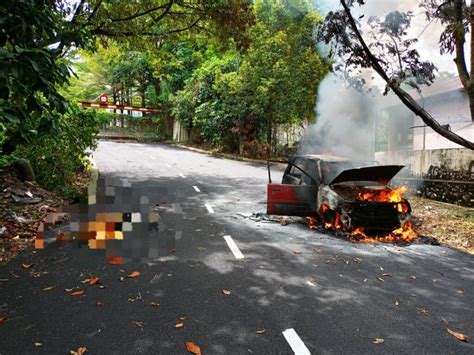 Warga Emas Rentung Perodua Kancil Terbakar Kosmo Digital