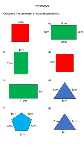 Year 3 Calculating Perimeter Lesson Teaching Resources