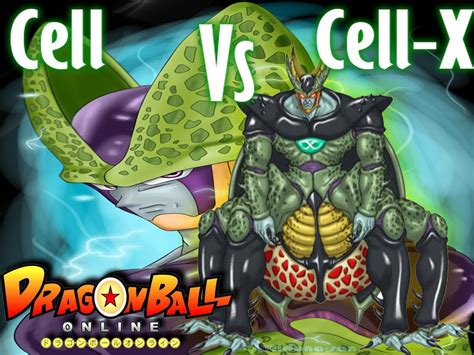 Cell VS Cell-X by 0Dragon-element0 on DeviantArt