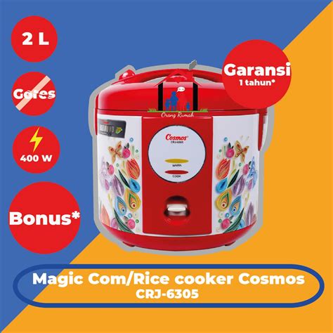 Jual Rice Cooker Magic Cosmos CRJ 6305 CRJ 6305 Harmond Kapasitas 2