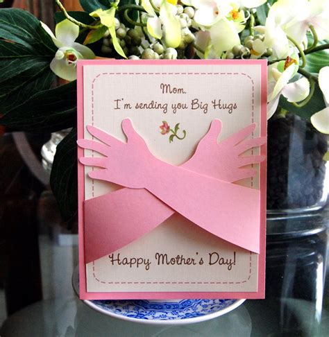 Mothers Day Card Hugs I Love You This Much Etsy