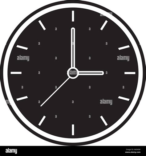 Clock Silhouette High Resolution Stock Photography and Images - Alamy