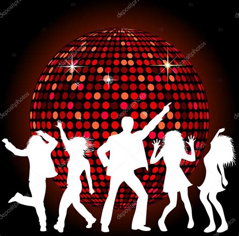 Disco Ball and dancing Stock Photo by ©michanolimit 2922016