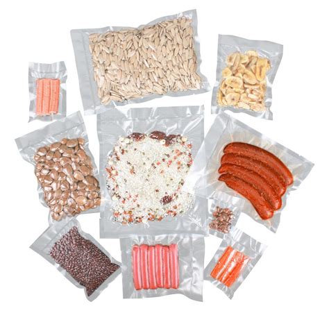 Transparent Food Grade Plastic Vacuum Bag Black Biodegradable Embossed