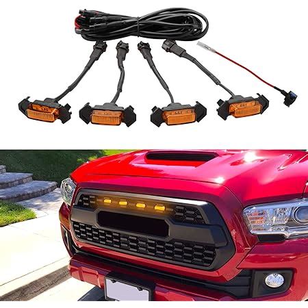 Amazon Etzone Led Grille Lights Amber With Harness Fuse For