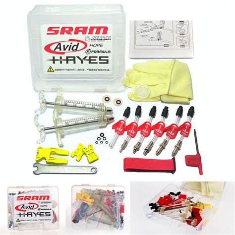 Bicycle Hydraulic Disc Brake Bleed Kit Tool For Formula Sram Avid Juicy