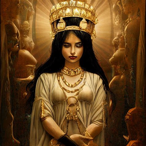 Ishtar Babylonian Goddess Of Love And War By Purplerhino On Deviantart