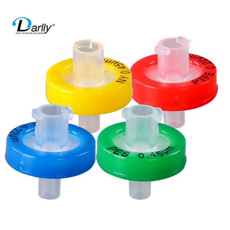 Darlly Lab Disposable Syringe Filters Sterilize Ptfenylon Membrane