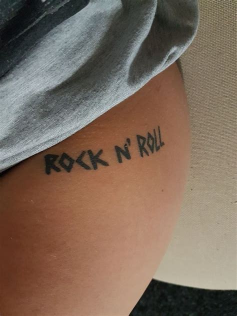 Rock N Roll Tattoo Rock And Roll Tattoo Rock Tattoo Metal Tattoo