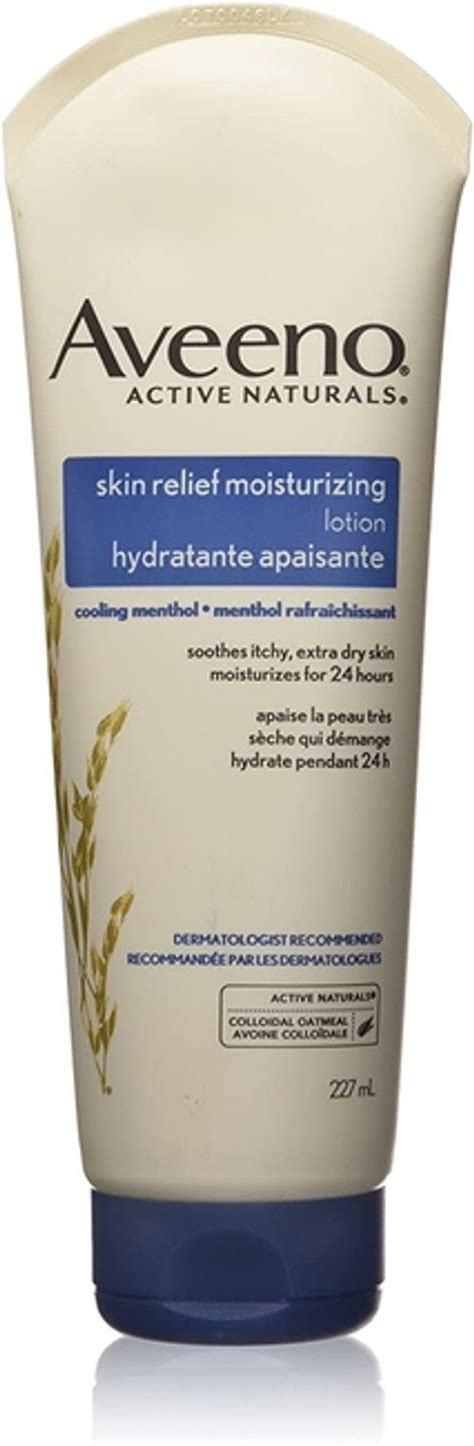 Aveeno Active Naturals Skin Relief Moisturizing Lotion Cooling Mentho