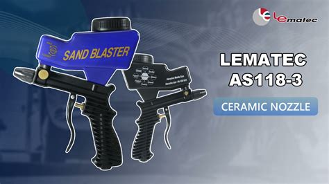 LEMATEC Gravity Sandblaster Guns More Application On This Video How