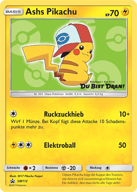 Ash s Pikachu SM112 Wert Bild Künstler Seltenheit Pokemonkarte de