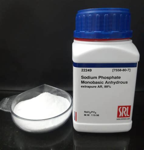 Sodium Phosphate Monobasic Anhydrous Extrapure Ar 99 Inorganic Salts Reagents For Analysis