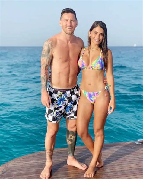 Lionel Messis Wife Antonela Roccuzzo Who Is Also An Model Pictures