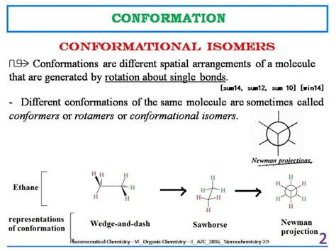 Conformational Isomers Ppt