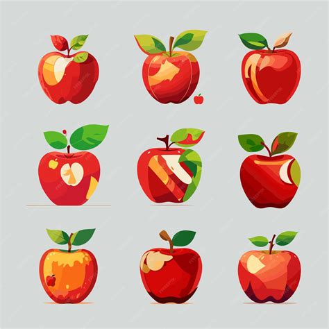 Premium Vector | Apple graphic