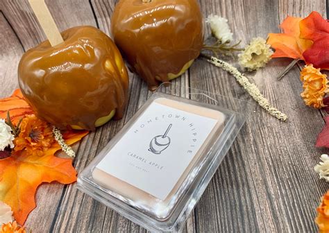 Caramel Apple Scented Soy Wax Melts Hand Poured Caramel Etsy