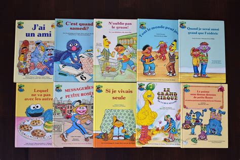 Sesame Street Book Collection Set Of 10 Hardcover Books Etsy