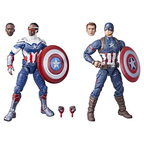 Marvel Legends Series Captain America Comic Inspired 2 Pack Action