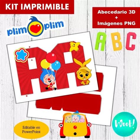 Kit Imprimible Letras D Editables Plim Plim Abecedario En Hot Sex Picture