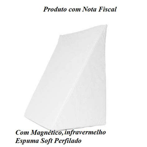 Travesseiro Encosto Triangular Magn Tico E Infravermelho Capa