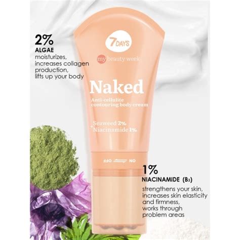 7DAYS Anti Cellulite Contouring Body Cream NAKED