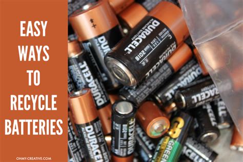 Easy Ways To Recycle Batteries for {Earth Day} And Every Day