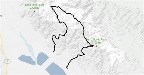 Cerro Gordo Loop Multi Trail Lone Pine CA