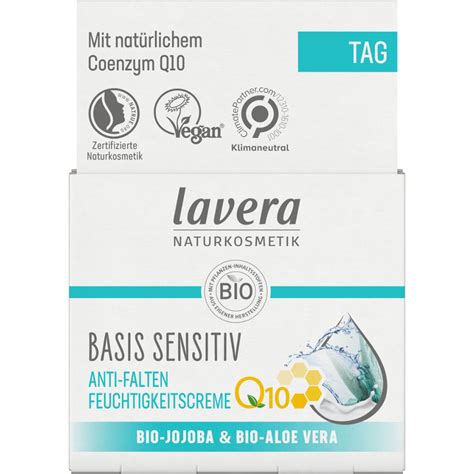 Lavera Basis Sensitiv Anti Falten Feuchtigkeitscreme Q Bio Naturel De