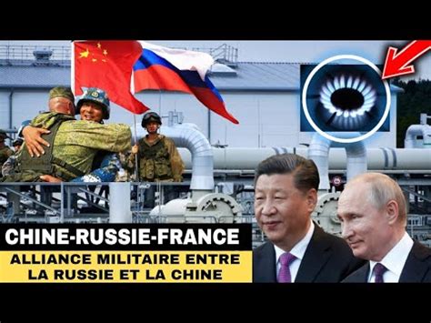 LA RUSSIE ET CHINE EN EXERCICE MILITAIRES RUSSIE FERME LE GAZ À LA