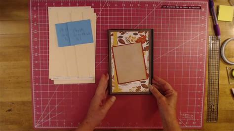 Quick Easy 5 1 2 X 8 1 2 Folio Album Tutorial Part 1 Scrappin