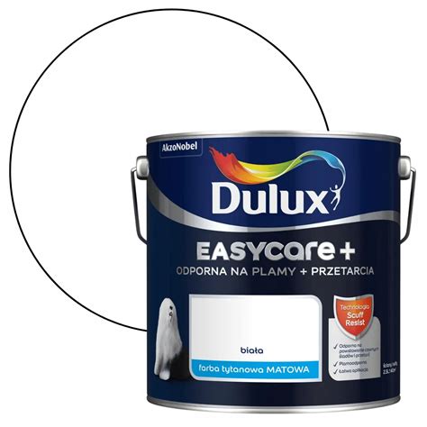 Dulux Easycare Plus Odporna Na Szorowanie Farba Bia A L Dulux