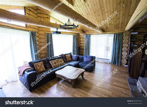 Wooden House Interior Stock Photo 558927367 | Shutterstock