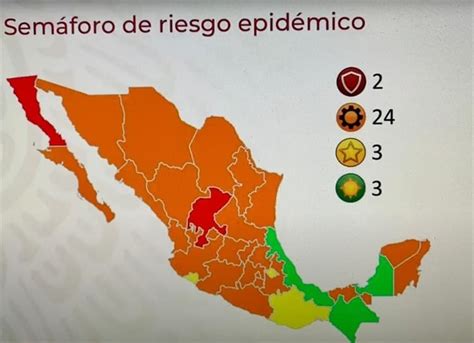 El país se pinta de naranja en semáforo covid La Silla Rota