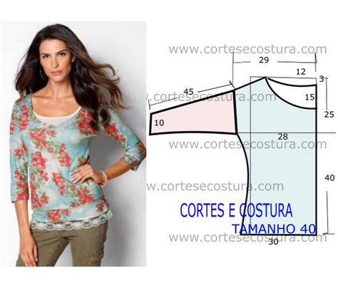 Camisola Feminina Malha Passo A Passo Do Corte E Costura Sewing