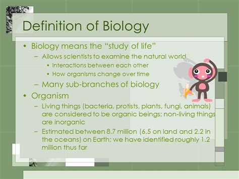 Biology Meaning