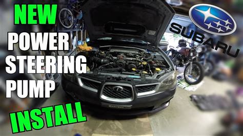 Subaru Power Steering Pump Swap Full Tutorial Youtube