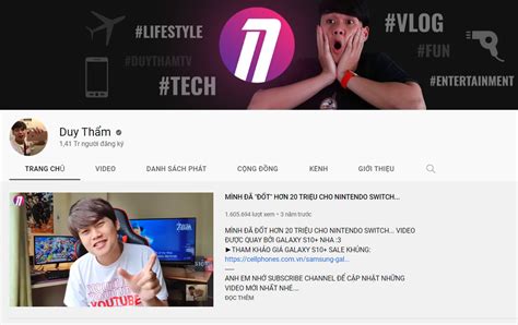 Hot Youtuber Tiktoker Tri U Views Duy Th M Kh Ng C Kh I Ni M G I L Ng Ti N D D Ng