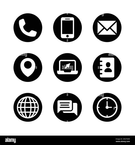 Collection Of Connect Icons Contact Us Icon Set Contact And