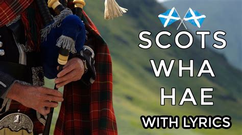 Scottish Music Scots Wha Hae ♫ Lyrics Youtube