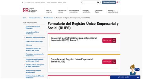 C Mo Llenar El Formulario Del Registro Nico Empresarial Y Social Rues