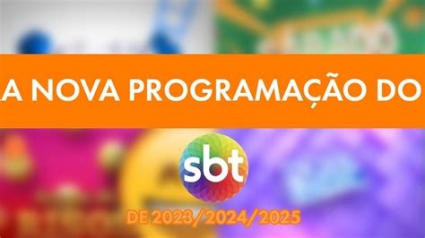 A Nova Programação do Sbt 2023 2024 2025 SIMULAÇÃO YouTube