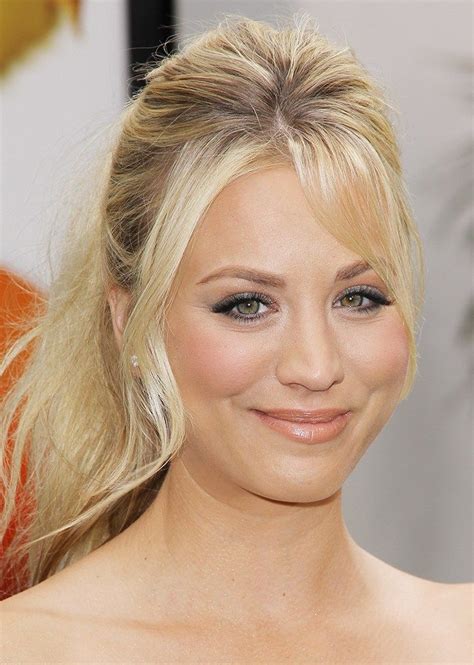 How to Wear a Ponytail with Bangs: 15 Celebrity-Inspired Ways | Kaley ...