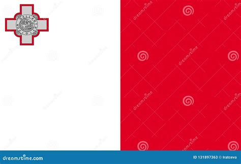 Flag Of Malta Stock Illustration Illustration Of Flag 131897363