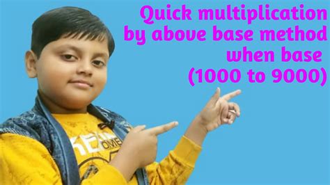 Above Base Method 4d×4d Multiplication Quick Multiplication Tricks In English Fast Vedic