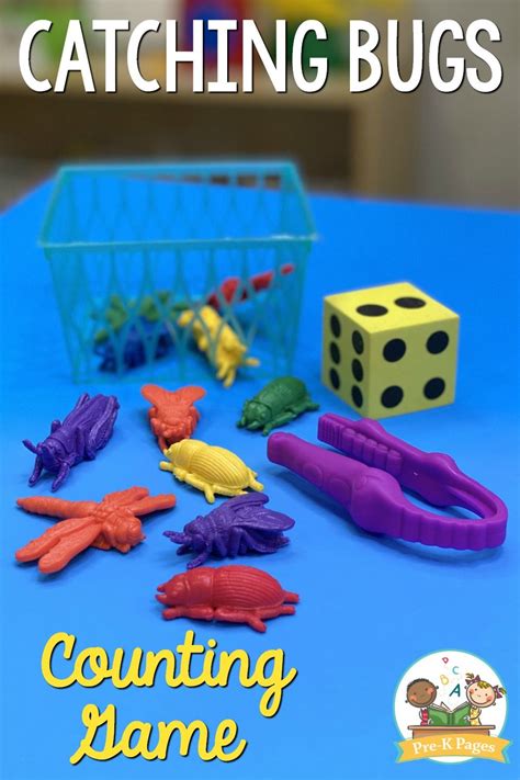 Catching Bugs Counting Game For Preschoolers Pre K Pages Insects