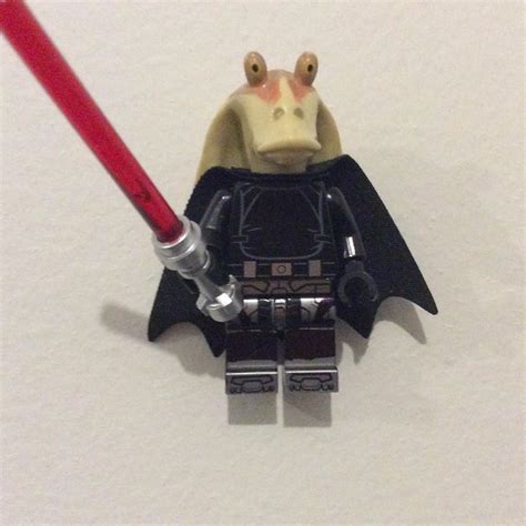 Darth Jar Jar Lego Minifigure I Made Sg Minifigures