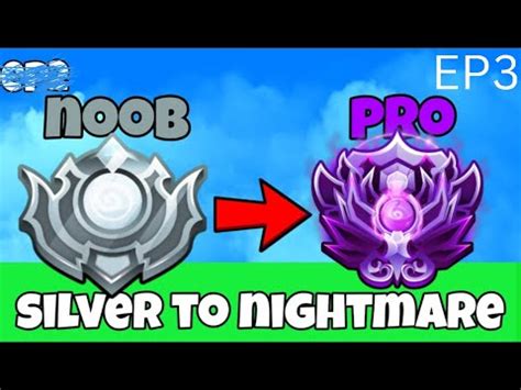 Sliver To Nightmare Ep 3 ROBLOX BEDWARS YouTube